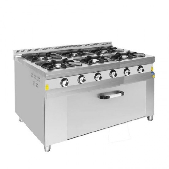 CSA 6 lı Gazlı Kuzine Ce Belgeli 150x100x85 cm KRCS.KZG.1510.CE